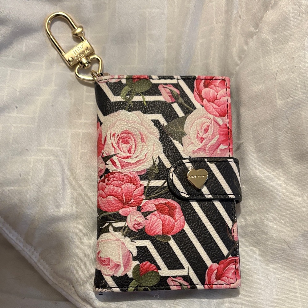 Betsey Johnson Pink Floral Wallet